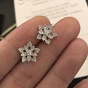 Van Cleef & Arpels Lotus Openwork Earrings Mini Model - 2