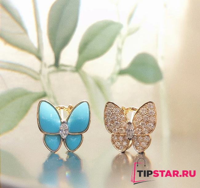 Van Cleef & Arpels Two Butterfly Earrings - 1