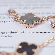 Van Cleef & Arpels Vintage Alhambra Bracelet 5 Motifs Rose Gold - 5