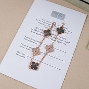 Van Cleef & Arpels Vintage Alhambra Bracelet 5 Motifs Rose Gold - 2