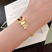 Van Cleef & Arpels Frivole bracelet 5 Flowers Gold - 4