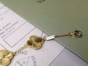 Van Cleef & Arpels Vintage Alhambra Bracelet 5 Motifs Silver/Gold - 5