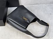 YSL Le 5 À 7 Supple Small In Grained Leather 713938 Black Size 23 X 22 X 8.5 CM - 4