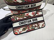 Dior Hat Basket Bag Natural Multicolor Albero della Vita Embroidery Size 27 x 20 x 8 cm - 2