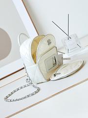 Chanel Backpack AS4366 Nylon & Silver-Tone Metal White Size 22 × 18 × 10 cm - 2
