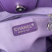 Chanel Shopping Bag AS3351 Purple/Blue/Dark Blue Size 26 × 41 × 17 cm - 2