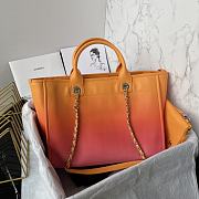 Chanel Shopping Bag AS3351 Orange/Coral/Pink Size 26 × 41 × 17 cm - 4