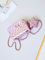 Chanel Mini Flap Bag & Star Coin Purse AS4646 Pink Size 12.5 × 19 × 5 cm - 5