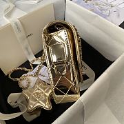 Chanel Mini Flap Bag & Star Coin Purse AS4647 Light Gold Size 15 × 20 × 6.5 cm - 5
