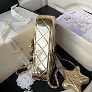 Chanel Mini Flap Bag & Star Coin Purse AS4647 Light Gold Size 15 × 20 × 6.5 cm - 4