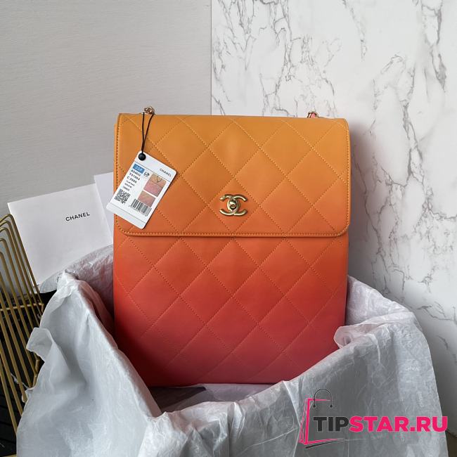 Chanel Large Hobo Bag AS4632 Pink/Orange/Yellow Size 38 × 29.5 × 11 cm - 1