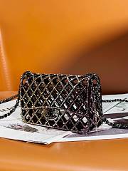 Chanel Mini Evening Bag AS4588 NT520 Black & Multicolor Size 7.4 × 12 × 5.3 cm - 5