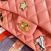 Chanel Classic Handbag A01112 Coral Pink Size 15.5 × 25.5 × 6.5 cm - 5