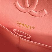 Chanel Classic Handbag A01112 Coral Pink Size 15.5 × 25.5 × 6.5 cm - 2