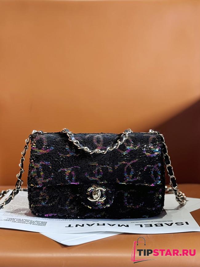 Chanel Evening Bag AS4297 Black & Multicolor Size 13 × 21 × 8 cm - 1