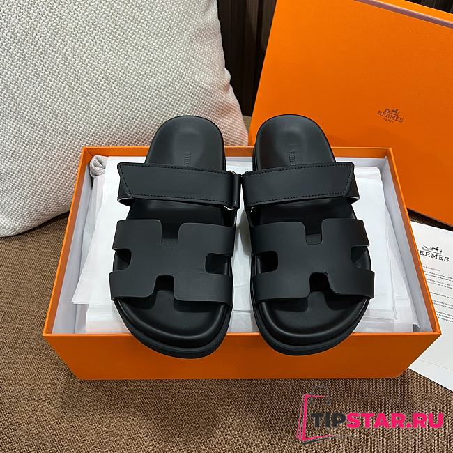 Hermes Chypre Sandal Black - 1