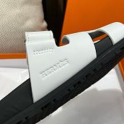 Hermes Chypre Sandal Black & White - 5