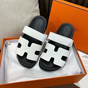 Hermes Chypre Sandal Black & White - 2
