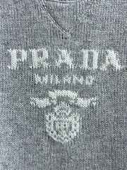 Prada Wool And Cashmere Crew-neck Sweater Marble Gray - 4