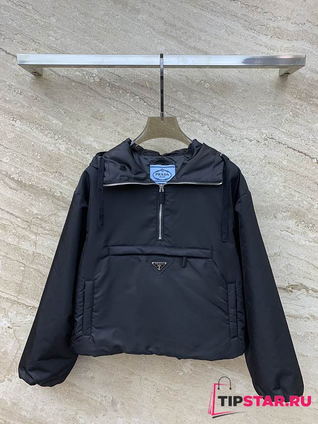 Prada Re-Nylon Blouson Jacket Black - 1