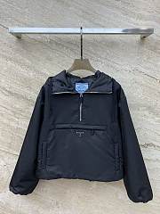 Prada Re-Nylon Blouson Jacket Black - 1