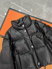 Prada Re-Nylon Convertible Cropped Down Jacket Black - 3