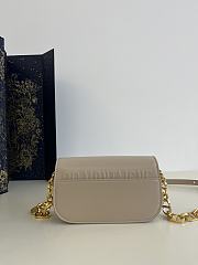 Dior Small 30 Montaigne Avenue Bag Powder Beige Box Calfskin Size 18 x 10 x 4.5 cm - 2