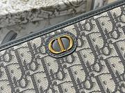 Dior Medium 30 Montaigne Pouch Gray Dior Oblique Jacquard Size 26 x 20 x 5.5 cm - 2