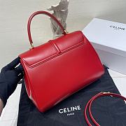Celine Classique 16 Bag In Satinated 187373 Red Size 32 X 22 X 12 CM - 5