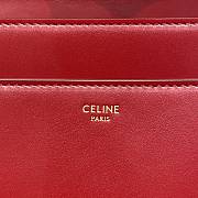Celine Classique 16 Bag In Satinated 187373 Red Size 32 X 22 X 12 CM - 3