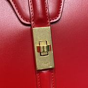 Celine Classique 16 Bag In Satinated 187373 Red Size 32 X 22 X 12 CM - 2