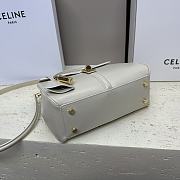 Celine Small 16 Bag In Satinated Calfskin Light Stone Size 23 X 18 X 10 CM - 5