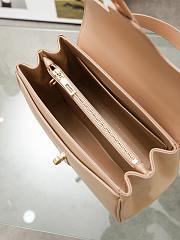 Celine Small 16 Bag In Satinated Calfskin Nude Size 23 X 18 X 10 CM - 3