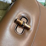 Gucci Bamboo 1947 Medium Top Handle Bag 672206 Brown 26x17x9cm - 2