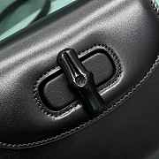 Gucci Bamboo 1947 Mini Top Handle Bag 686864 Full Black Size 17×7×12 cm - 3