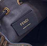 Fendi Mon Tresor Brown Leather Mini Bag Size18x10x12 cm - 5