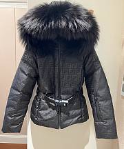 Fendi Ski Jacket Black FF Nylon Down Jacket - 1