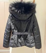 Fendi Ski Jacket Black FF Nylon Down Jacket - 3