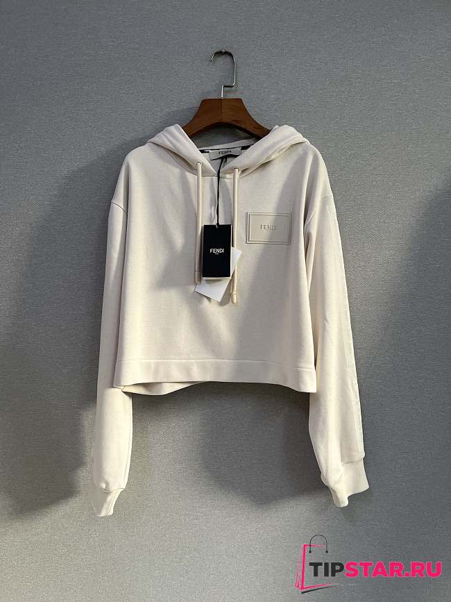 Fendi White Cotton Sweatshirt - 1