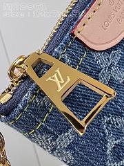 Louis Vuitton M82961 Key Pouch Denim Blue Size 12 x 7 x 1.5 cm - 3