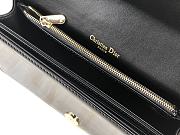 Lady Dior Pouch Black Patent Cannage Calfskin Size 21.5 x 11.5 x 3 cm - 2