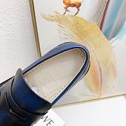 Loewe Blaze Loafer In Bicolour Brushed-Off Calfskin Royal Blue/Black - 3