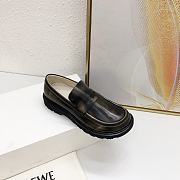Loewe Blaze Loafer In Bicolour Brushed-Off Calfskin Medium Concealer/Black - 3