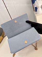 Louis Vuitton M83233 Wallet On Chain Lily Blue Size 20.7 x 10.2 x 3.5 cm - 5