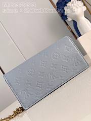 Louis Vuitton M83233 Wallet On Chain Lily Blue Size 20.7 x 10.2 x 3.5 cm - 4