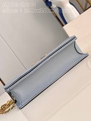 Louis Vuitton M83233 Wallet On Chain Lily Blue Size 20.7 x 10.2 x 3.5 cm - 2