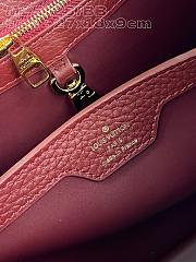 Louis Vuitton M25128 Capucines BB Dark Red Size 27 x 18 x 9 cm - 3