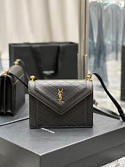 YSL Gaby Mini Satchel In Quilted Lambskin 685574 Black Size 20 X 14.5 X 4.5 CM - 1