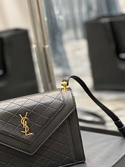 YSL Gaby Mini Satchel In Quilted Lambskin 685574 Black Size 20 X 14.5 X 4.5 CM - 5