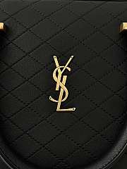 YSL Lyia Duffle In Quilted Lambskin 766785 Black Size 31 X 16 X 13 CM - 4